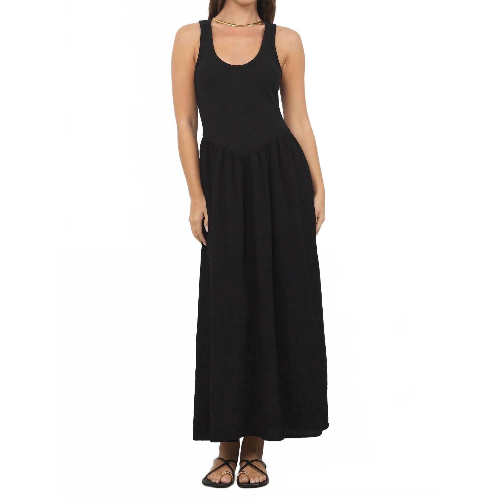 New Lamade Olivia Scoop Neck Dress In Black